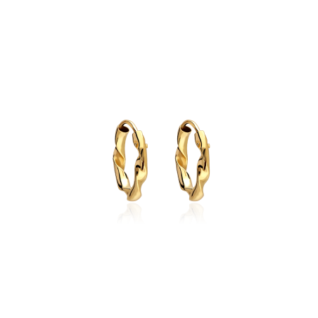 Pendientes Aro Oro 18k "Rizo"