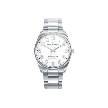 Reloj Mark Maddox Acero Esfera Blanca HM1029-05