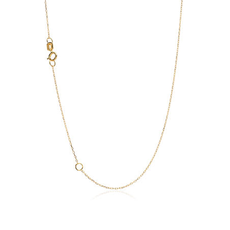 Gargantilla Oro 18k corazones "Tangled"