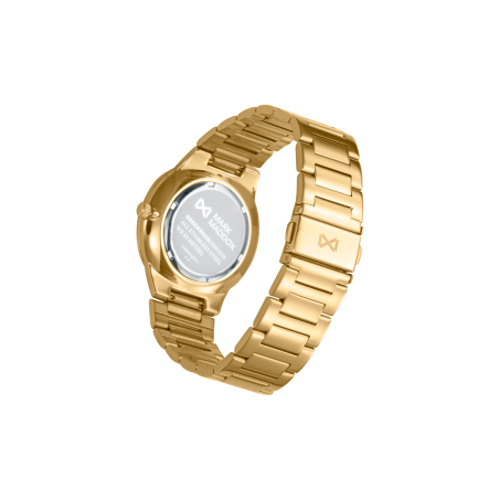 Reloj Mark Maddox Acero Ip Dorado Esfera Verde HM1028-67