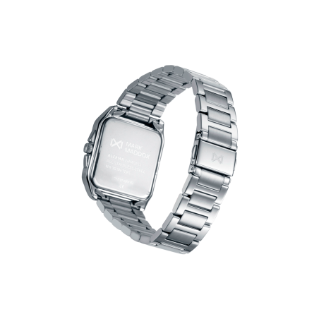 Reloj Mark Maddox Acero Cuadrado Esfera Azul  HM0153-32