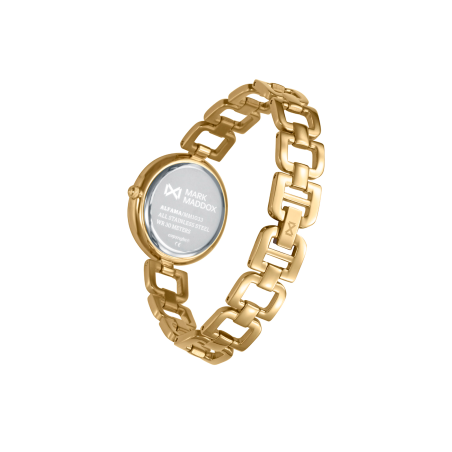 Reloj Mark Maddox Acero Ip Dorado Esfera Verde MM1033-63