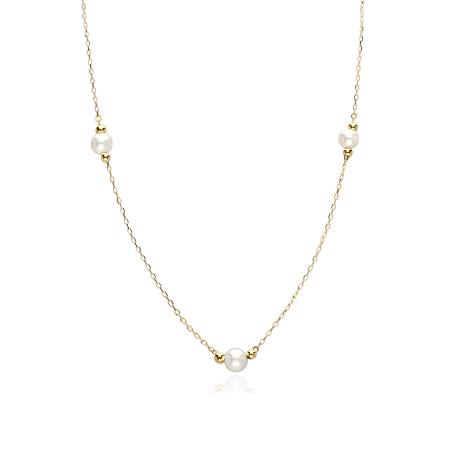 Gargantilla Oro 18k y perlas cultivadas "Carloda"