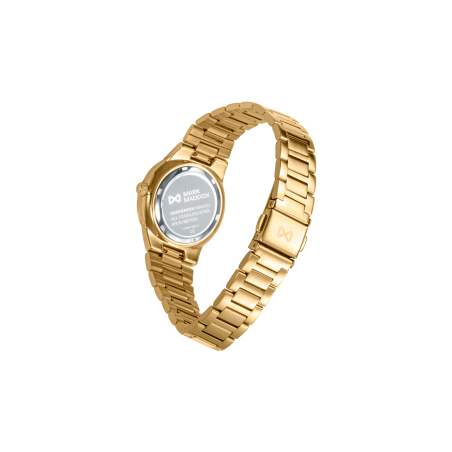 Reloj Mark Maddox Acero Ip Dorado Esfera Verde MM1031-67