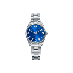 Reloj Mark Maddox Acero Ip Dorado Esfera Azul MM1032-35