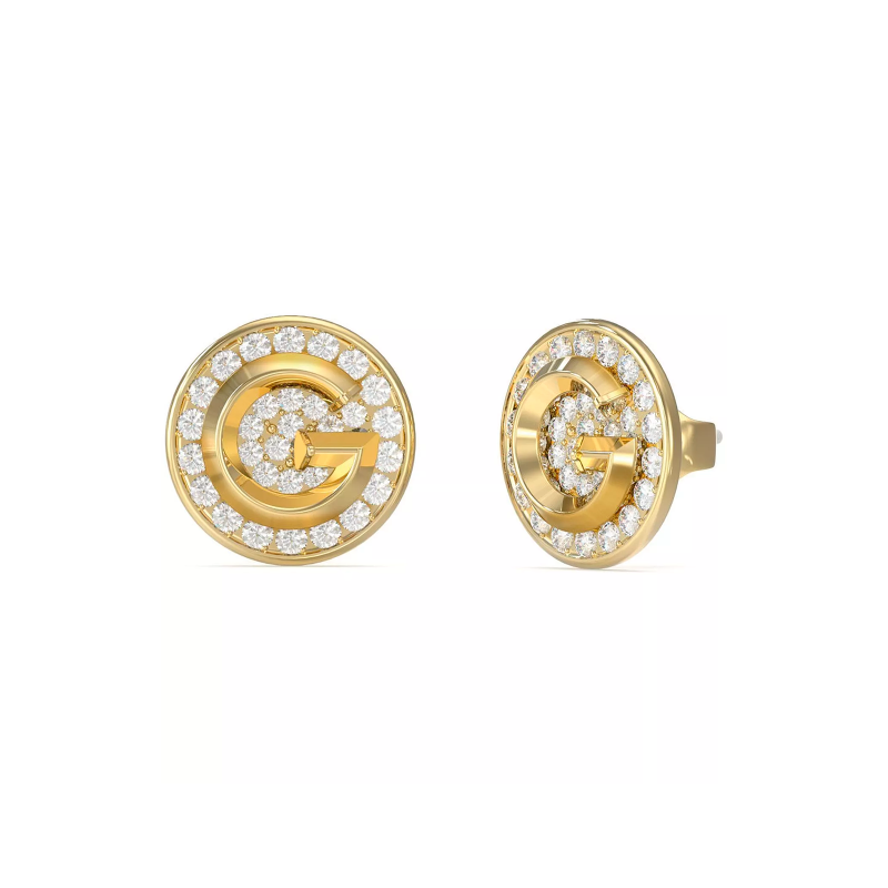 Pendientes Guess G Crystal Acero Dorado JUBE05448JWYGT-U