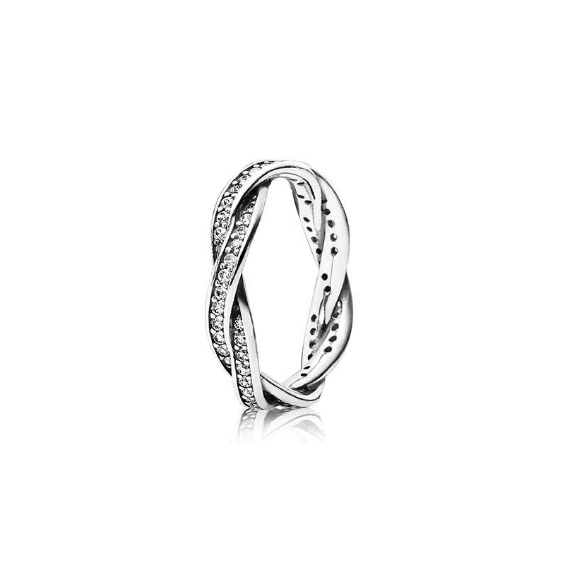 Anillo Pandora Trenzado 190892CZ Anillo Pandora Trenzado 190892CZ