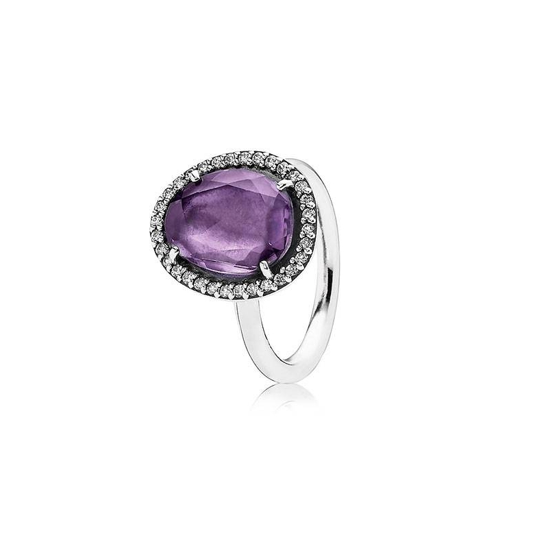 Anillo Pandora Amatista 190893AM