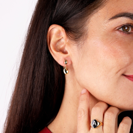 Pendientes Oro 18k Gotas "Paisley"