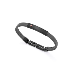 Pulsera Viceroy Acero Y Piel 6488P01013