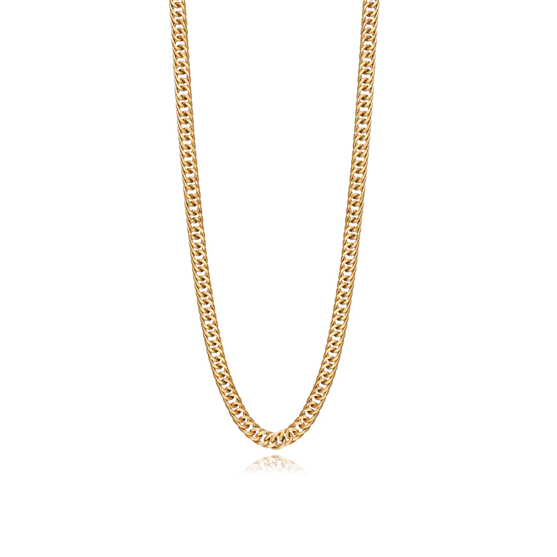 Cadena Viceroy Acero Dorado Curb Doble 1374C01012