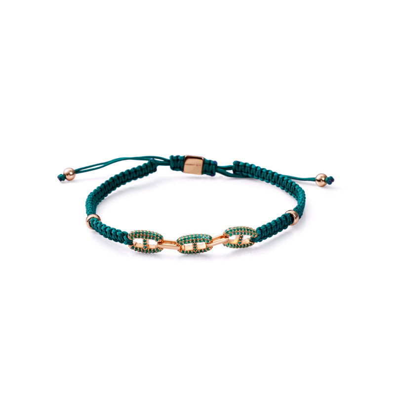 Pulsera Viceroy Plata Y Circonitas Verdes 13255P100-32