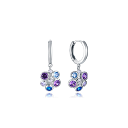 Pendientes Viceroy Plata Aro Y Colgantes Flor 2342E000-39