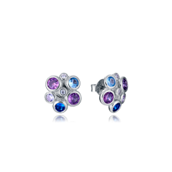 Pendientes Viceroy Plata Flor Y Circonitas 2342E000-33