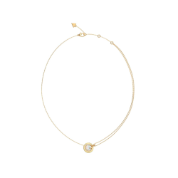 Collar Guess G Crystal Acero Baño Oro JUBN05437JWYGT-U
