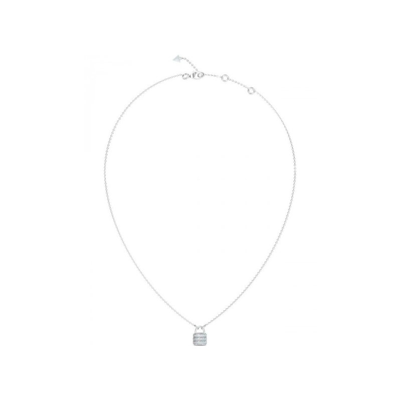 Collar Guess My Secret Acero Candado Y Cristales JUBN05417JWRHT-U