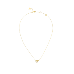 Collar Guess Iconique Acero Baño Oro Corazón JUBN05533JWYGT-U