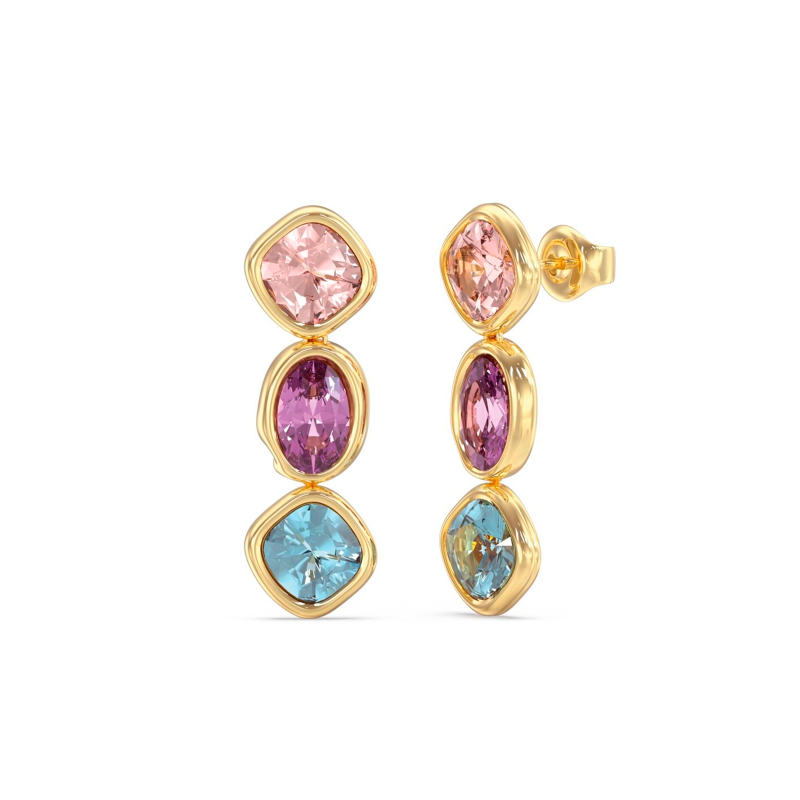 Pendientes Guess Mamounia Acero Multicolor JUBE05312JWYGMCT-U