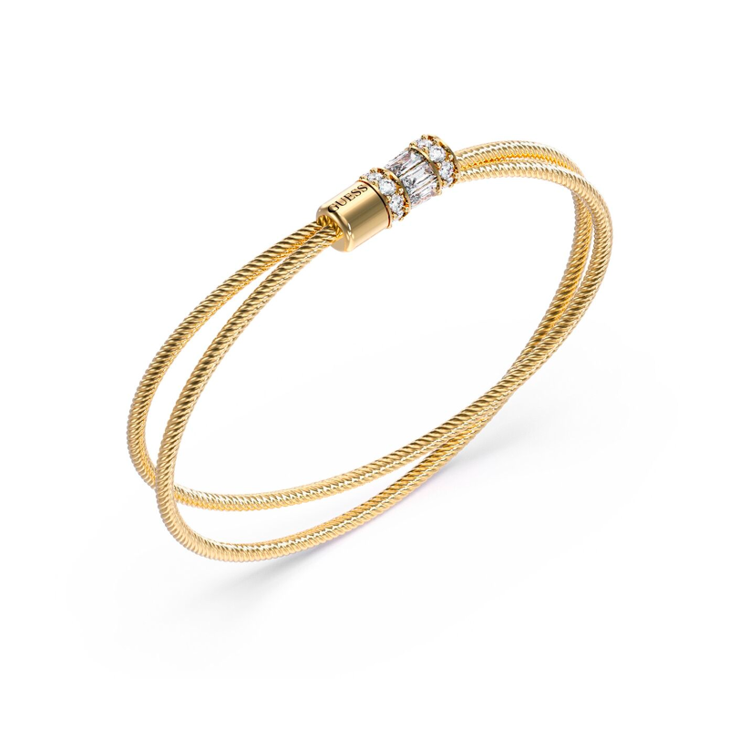 Pulsera Guess Doble Kalybe Acero Dorado JUBB05395JWYGS