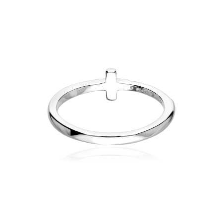 Anillo Plata Primera ley y circonitas "Elena"