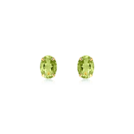 Pendientes Oro 18k y Peridotos "Candy"