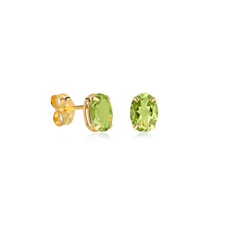 Pendientes Oro 18k y Peridotos "Candy"