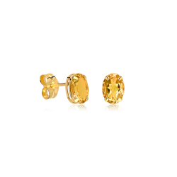 Pendientes Oro 18k y Citrino "Candy"