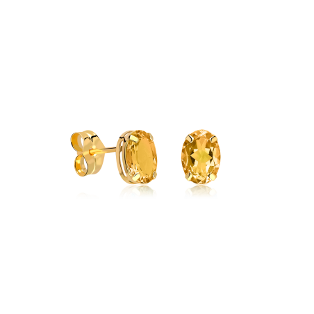 Pendientes Oro 18k y Citrino "Candy"