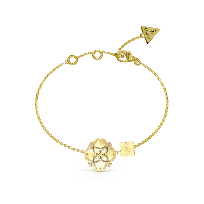 Pulsera Guess Acero Baño Oro Wild Flower JUBB05503JWYGS