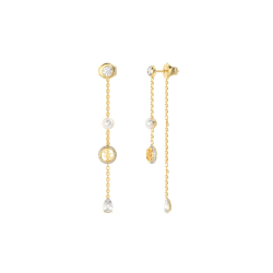 Pendientes Guess Acero Baño Oro Tiny Pearly JUBE05513JWYGT-U