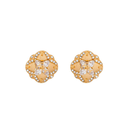 Pendientes Guess Acero Dorado Flor Wild Flower JUBE05504JWYGT-U