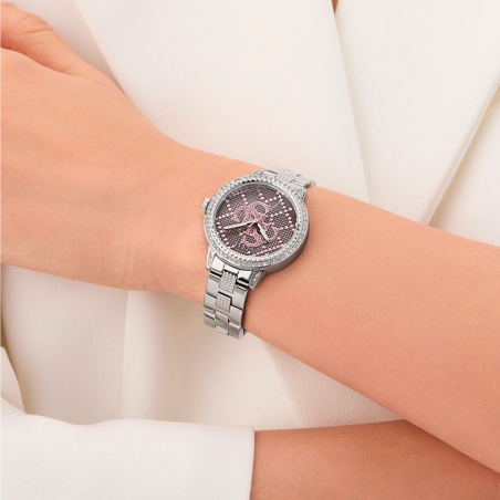 Reloj Guess G Lace Acero Y Circonitas GW0944L1