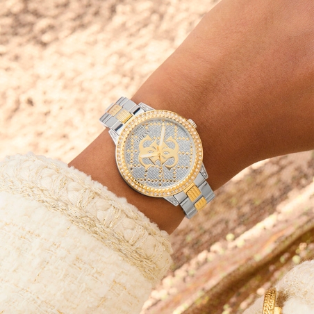 Reloj Guess G Lace Acero Bicolor Y Circonitas GW0944L3