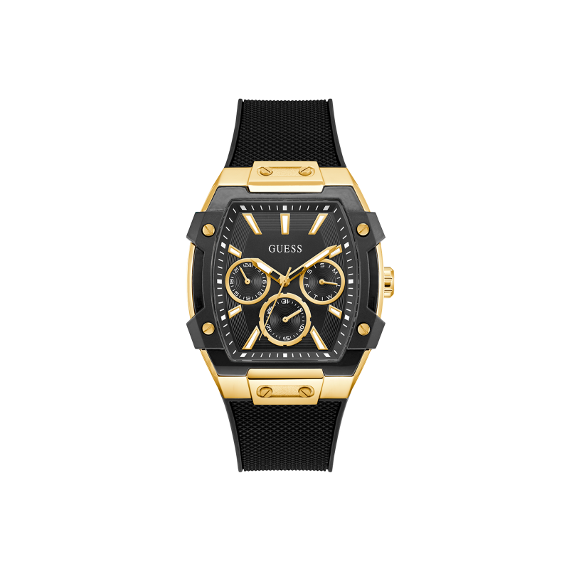 Reloj Guess Acero Dorado Y Negro Phoenix GW0956G2