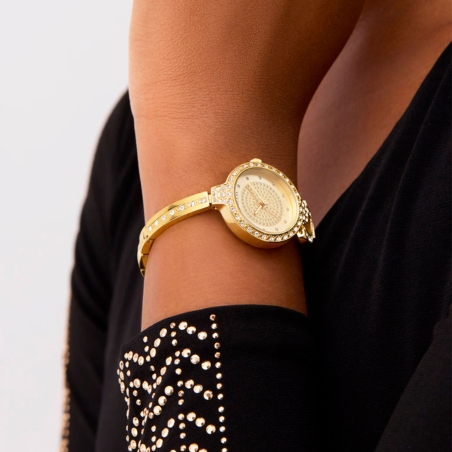 Reloj Guess Acero Dorado Y Circonitas Giselle GW0929L2