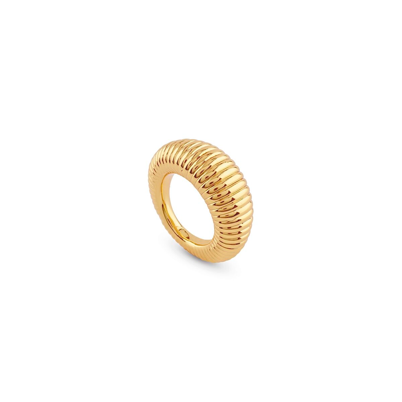 Anillo Guess Acero Baño Oro Berbera JUBR05336JWYG54