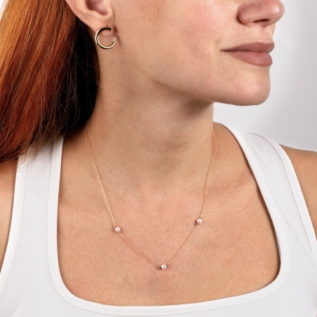 Gargantilla Oro 18k y perlas cultivadas "Carloda"