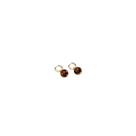 Pendientes Agatha Paris Baño Oro Y Bola Royal 2370350-173-TU