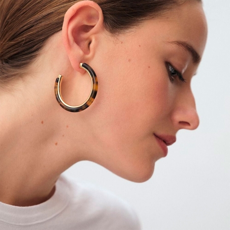 Pendientes Agatha Paris Aro Abierto Baño Oro 2380117-173-TU