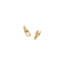 Pendientes Agatha Paris Doble Aro Rectangular 2380750-157-TU