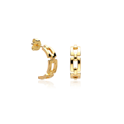 Pendientes Oro 18k "Tresla"