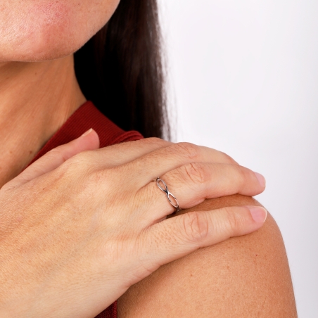 Anillo Plata primera ley "Rapunzel"