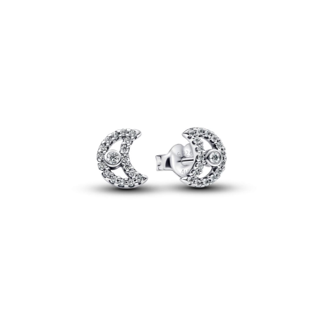 Pendientes Pandora Luna y circonitas 294257c01