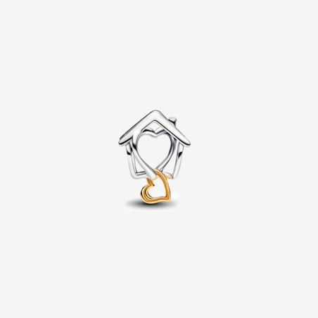 Charm Pandora Bicolor Casa Y Corazón 764145C00