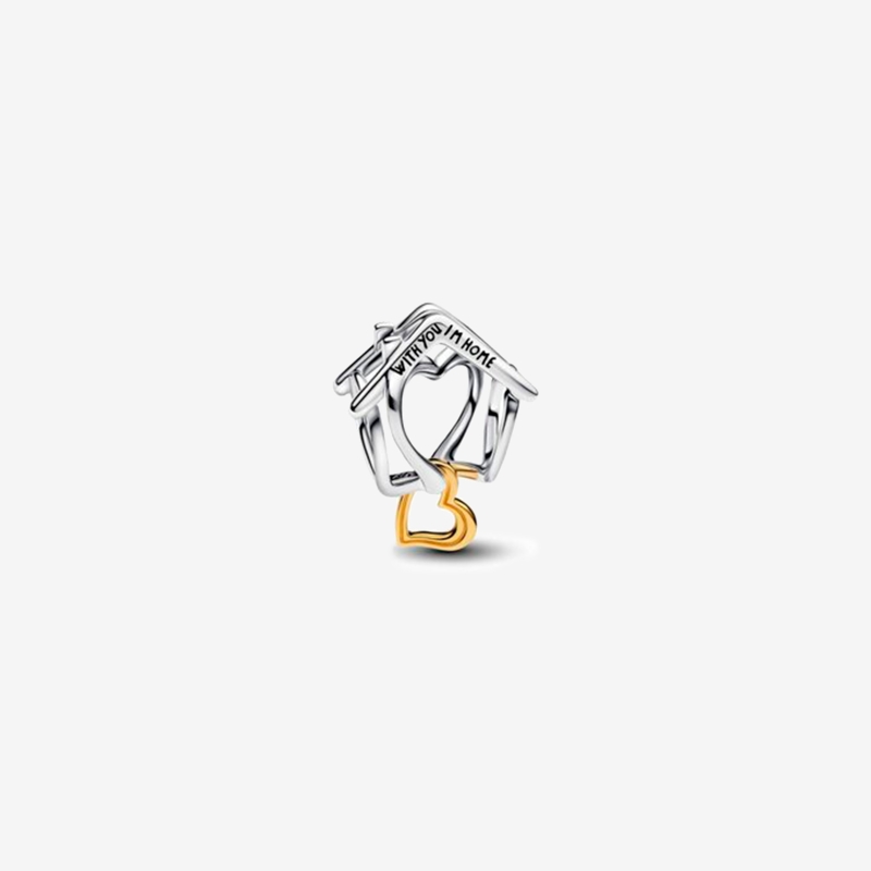 Charm Pandora Bicolor Casa Y Corazón 764145C00