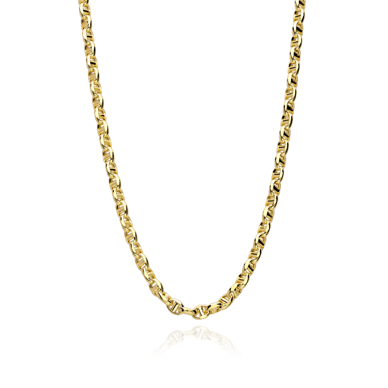 Cadena Oro 18k eslabón travesino 60cm "Kana"