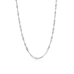 Cadena Plata de ley 50 cm "Singapur"