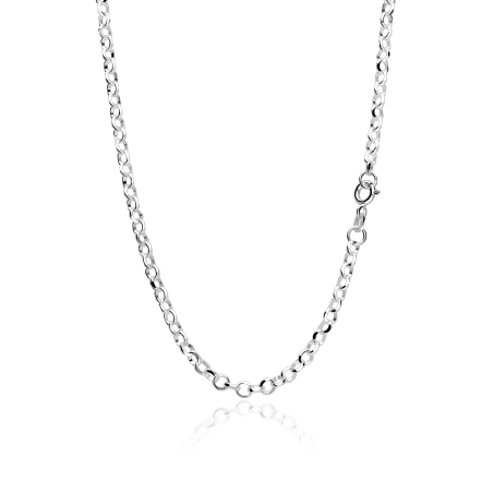 Cadena Plata de ley 50 cm "Rings"