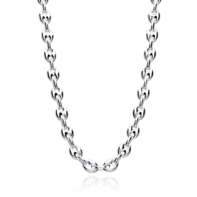 Cadena Plata primera ley 60cm "South Sea"