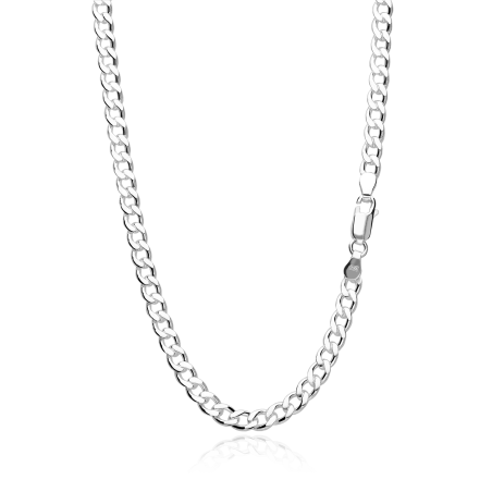 Cadena Plata primera ley 60cm "Wolf"